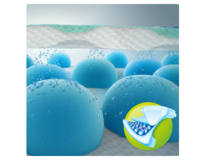 New Baby Pampers Active 2 Mini 3-6kg 228 ks