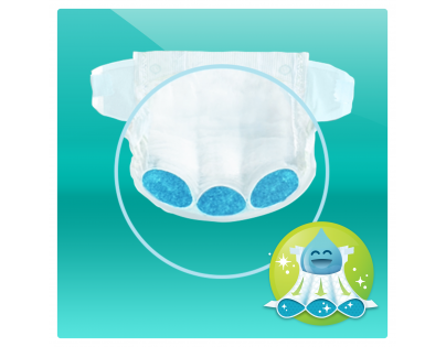 New Baby Pampers Active 2 Mini 3-6kg 228 ks