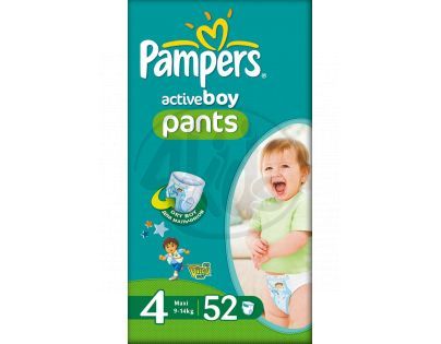 Pampers Active Pants Boy 4 Maxi 52ks