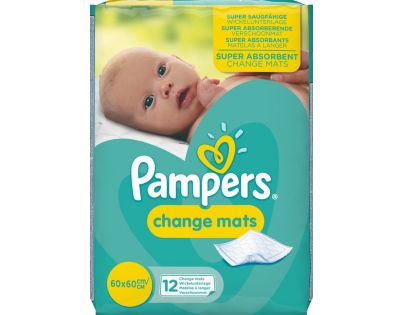 Pampers Change Mats Prebaľovacie podložky 12ks