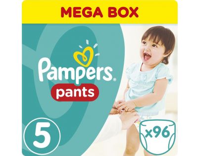 Pampers kalhotkové plenky Mega Box S5 96ks - Poškozený obal