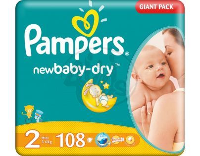 Pampers New Baby 2 Mini 108ks