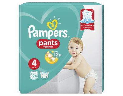 Pampers Pants Maxi 9 14kg Carry Pack S4 24ks