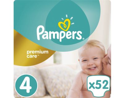 Pampers Premium care 4 maxi 7-18kg 52ks
