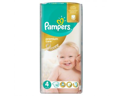 Pampers Premium care 4 maxi 7-18kg 52ks