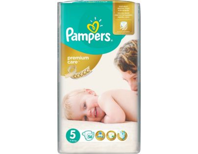 Pampers Premium Care 5 Junior 56ks - Poškozený obal