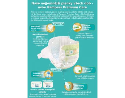 Pampers Premium Care 5 Junior 56ks - Poškozený obal