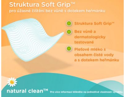 Pampers Ubrousky Natural Clean 4 x 64ks