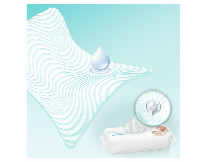 Pampers obrúsky Sensitive 6x56ks