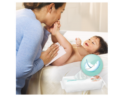 Pampers obrúsky Sensitive 6x56ks
