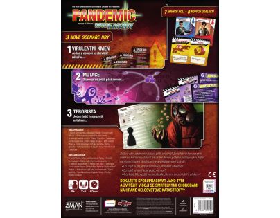 Asmodee Pandemic Rozšírenie Nové hrozby