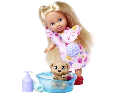 Simba Bábika Evička kúpa psíka 12cm