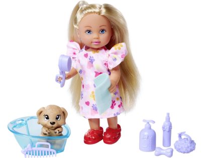 Simba Bábika Evička kúpa psíka 12cm