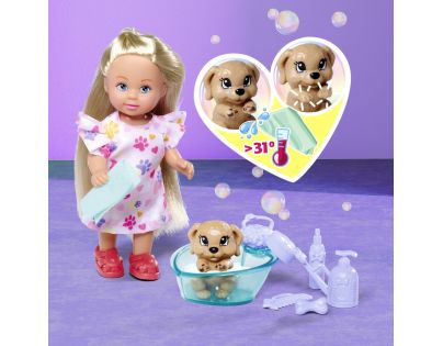 Simba Bábika Evička kúpa psíka 12cm