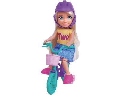 Bábika KATKA s bicyklom