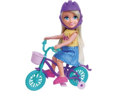 Bábika KATKA s bicyklom