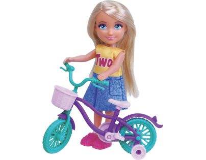 Bábika KATKA s bicyklom