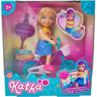 Bábika KATKA s bicyklom 6