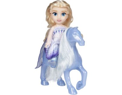 Bábika Ľadové kráľovstvo Mini Elsa 15 cm a kúzelný kôň Nokk