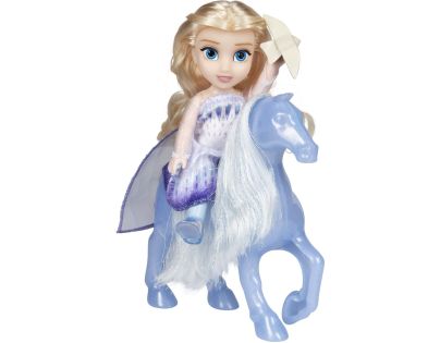 Bábika Ľadové kráľovstvo Mini Elsa 15 cm a kúzelný kôň Nokk