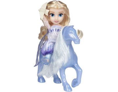 Bábika Ľadové kráľovstvo Mini Elsa 15 cm a kúzelný kôň Nokk