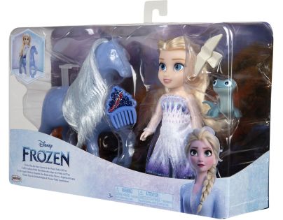 Bábika Ľadové kráľovstvo Mini Elsa 15 cm a kúzelný kôň Nokk