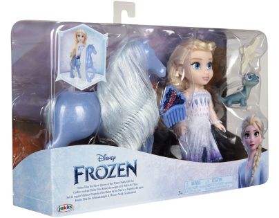 Bábika Ľadové kráľovstvo Mini Elsa 15 cm a kúzelný kôň Nokk