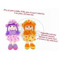 MIKRO ZX10045-30 - Panenka Liduška 31cm hadrová česky mluvící (žlutá) 2