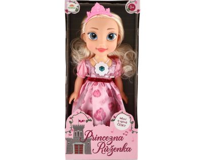 Bábika princezná Ruženka plast 35 cm česky hovoriaci - Poškodený obal