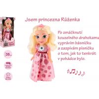Bábika princezná Ruženka plast 35 cm česky hovoriaci 2