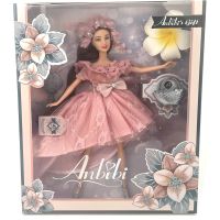 Bábika, ružové šaty 3