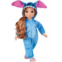 Bábika s dlhými vlasmi 45 cm v oblečení Stitch