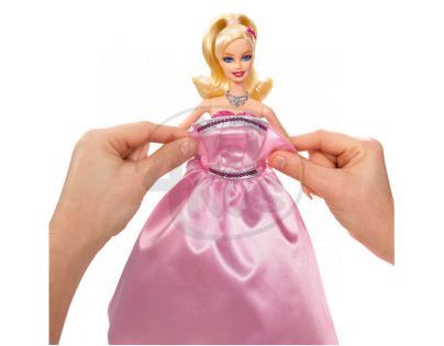 MATTEL T2562 - Panenka Barbie se svítícími šaty (Kouzelný módní salón)
