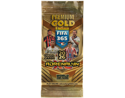 Panini FIFA 365 2025-2026 Adrenalyn karty Gold packet