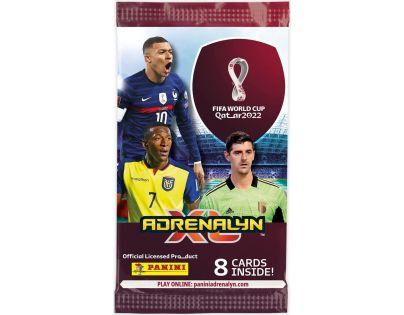 Panini Fifa World Cup 2022 Adrenalyn plechová krabička do vrecka oranžová