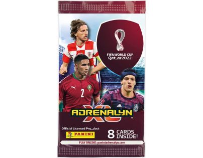Panini Fifa World Cup 2022 Adrenalyn plechová krabička do vrecka oranžová