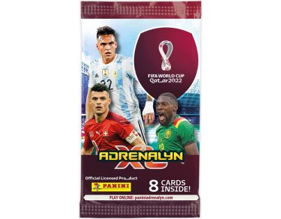 Panini Fifa World Cup 2022 Adrenalyn plechová krabička do vrecka oranžová