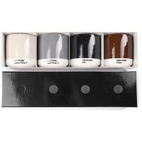PANTONE Latte termo hrnček set 4ks - Warm Gray, Cool Gray, Brown, Black 2
