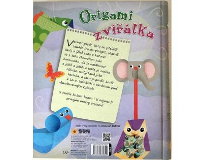 Sun Papírové skládání Origami zvířátka CZ verzia