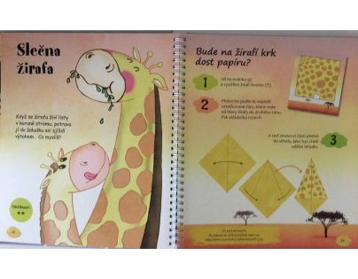 Sun Papírové skládání Origami zvířátka CZ verzia