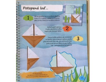 Sun Papírové skládání Origami zvířátka CZ verzia
