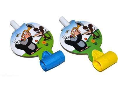 Wiky Párty frkačky Krtko a kamaráti 6 ks 14 cm