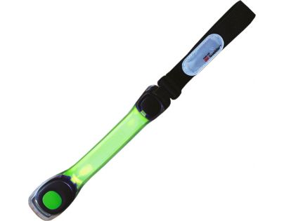 Páska na ruku s LED světlem zelený