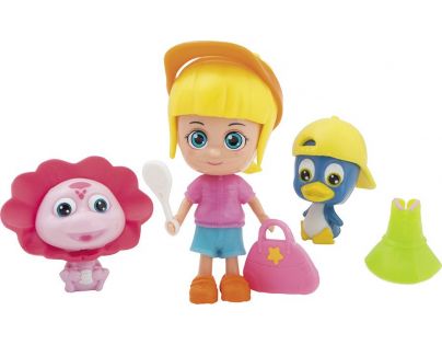 Paula & Friends bábika s doplnkami a zvieratkom malý tučniak a ružová levíček