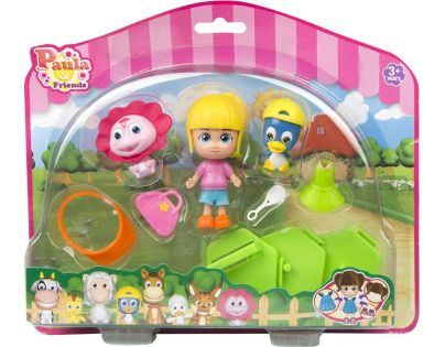 Paula & Friends bábika s doplnkami a zvieratkom malý tučniak a ružová levíček