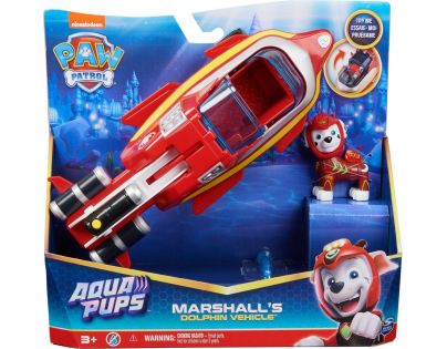 Spin Master Labková patrola Aqua vozidlá s figúrkou Marshall