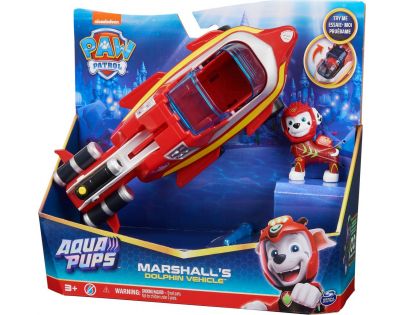 Spin Master Labková patrola Aqua vozidlá s figúrkou Marshall