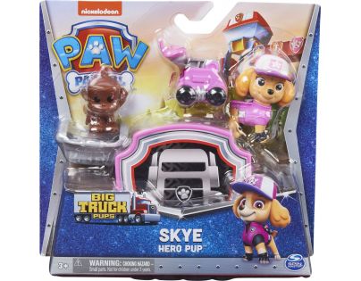 Spin Master Tlapková patrola Big trucks figurky s doplňky Skye