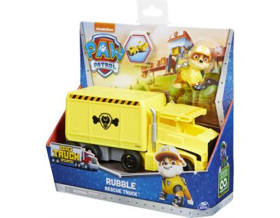 Spin Master Labková patrola Big trucks vozidlo Rubble