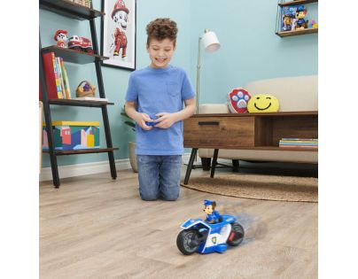 Paw Patrol Chase s motorkou na diaľkové ovládanie
